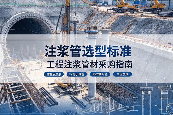 浠水注浆管选型标准